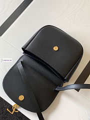 YSL Kaia Small Black Leather Bag 18x15.5x5.5cm - 6