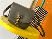YSL Kaia Small Green Leather Bag 18x15.5x5.5cm - 1