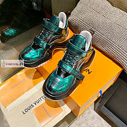 Louis Vuitton Archlight Shiny Green Sneakers - 4