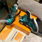 Louis Vuitton Archlight Shiny Green Sneakers - 6