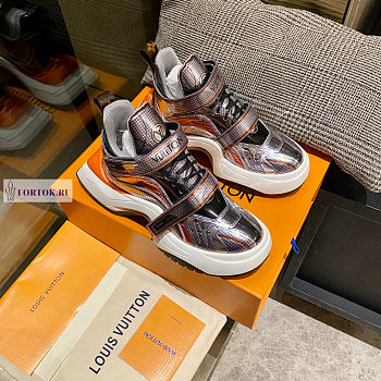 Louis Vuitton Archlight Shiny Silver Sneakers