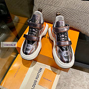 Louis Vuitton Archlight Shiny Silver Sneakers - 6