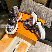 Louis Vuitton Archlight Shiny Silver Sneakers - 4