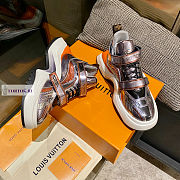 Louis Vuitton Archlight Shiny Silver Sneakers - 2