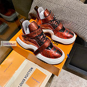 Louis Vuitton Archlight Shiny Orange Sneakers - 1