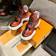 Louis Vuitton Archlight Shiny Orange Sneakers - 6