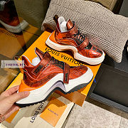 Louis Vuitton Archlight Shiny Orange Sneakers - 4