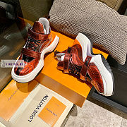 Louis Vuitton Archlight Shiny Orange Sneakers - 3