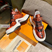 Louis Vuitton Archlight Shiny Orange Sneakers - 2