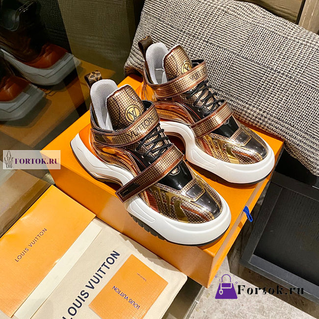 Louis Vuitton Archlight Shiny Yellow Sneakers - 1