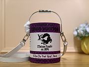 Louis Vuitton Paint Can Purple Bag 13.5x17x7cm - 1