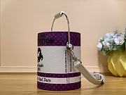 Louis Vuitton Paint Can Purple Bag 13.5x17x7cm - 3