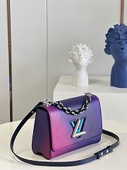 Louis Vuitton Twist MM Purple Bag M59896 23x17x9.5cm - 3