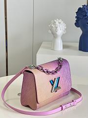 Louis Vuitton Twist MM Pink Bag M59894 23x17x9.5cm - 4