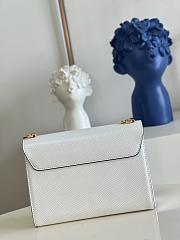 Louis Vuitton Twist MM White Bag M20680 23x17x9.5cm - 2