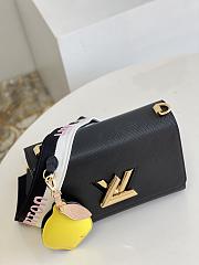 Louis Vuitton Twist MM Black Bag M20680 23x17x9.5cm - 6