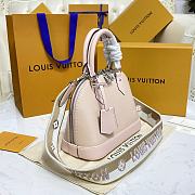 Louis Vuitton Alma BB Ebene Canvas Bag Brown Strap 23.5x17.5x11.5cm - 3