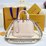 Louis Vuitton Alma BB Ebene Canvas Bag Brown Strap 23.5x17.5x11.5cm - 1