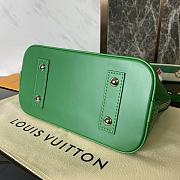 Louis Vuitton Alma BB Ebene Canvas Green Bag 23.5x17.5x11.5cm - 3