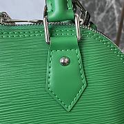 Louis Vuitton Alma BB Ebene Canvas Green Bag 23.5x17.5x11.5cm - 4