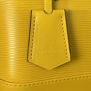 Louis Vuitton Alma BB Ebene Canvas Yellow Bag 23.5x17.5x11.5cm - 2