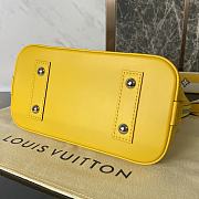 Louis Vuitton Alma BB Ebene Canvas Yellow Bag 23.5x17.5x11.5cm - 4