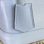 Louis Vuitton Alma BB Ebene Canvas Light Blue Bag 23.5x17.5x11.5cm - 6