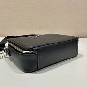 Prada Brique Black Saffiano Leather Bag 22x16x6cm - 2