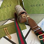 Gucci Horsebit 1955 strap wallet Beige and ebony 699760 12×9×4cm - 3