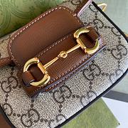 Gucci Horsebit 1955 strap wallet Beige and ebony 699760 12×9×4cm - 2