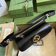 Gucci Blondie Belt Bag Black 718154 24x4x5cm - 2