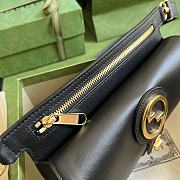 Gucci Blondie Belt Bag Black 718154 24x4x5cm - 5