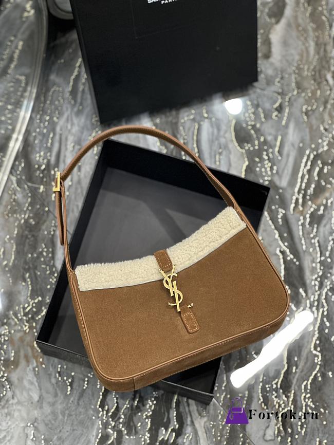 Ysl Le 5 À 7 Hobo Bag Black 657228 25x14x6cm - 1