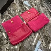 Ysl Cassandre Saint Laurent Matelassé Zipped Fragments Card Case - Fuchsia Color 567813 13 X 8 X 2 CM - 5