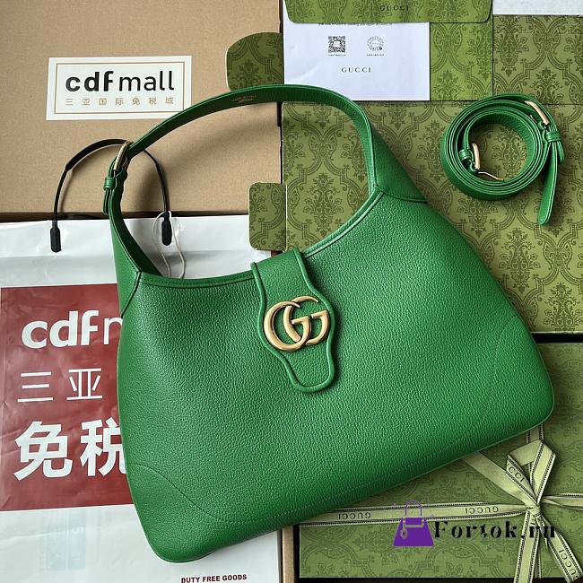 Gucci Aphrodite Medium Shoulder Bag Green 726274 39*38*2cm - 1