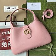 Gucci Aphrodite Medium Shoulder Bag Light Pink 726274 39*38*2cm - 1
