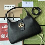 Gucci Aphrodite Medium Shoulder Bag Black 726274 39*38*2cm - 1