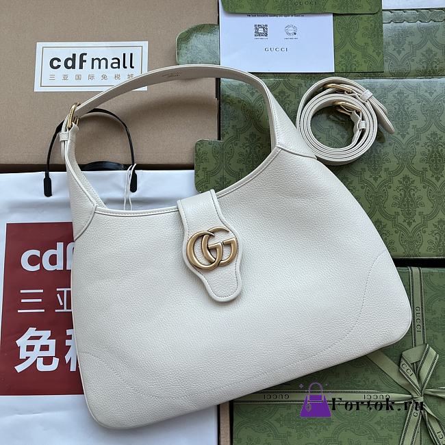 Gucci Aphrodite Medium Shoulder Bag White 726274 39*38*2cm - 1