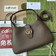 Gucci Aphrodite Medium Shoulder Bag Brown 726274 39*38*2cm - 1