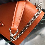 Prada System Nappa Patchwork Shoulder Bag 1BD292 20x14x7cm - 4