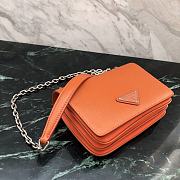 Prada System Nappa Patchwork Shoulder Bag 1BD292 20x14x7cm - 5