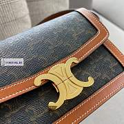 Celine Triomphe Tan 18.5cm 570602 - 3