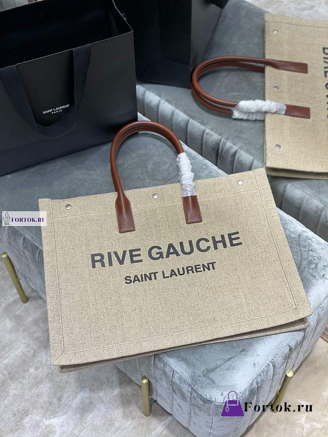 YSL Saint Laurent Rive Gauche Tote Bag 509415 48x36x16cm - 1