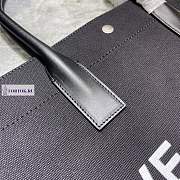 YSL Saint Laurent Rive Gauche Tote Bag Black 631682 37.5×38×17cm - 5
