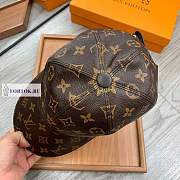 Louis Vuitton Leather Monogram Pattern Hat Brown - 6