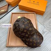 Louis Vuitton Leather Monogram Pattern Hat Brown - 3