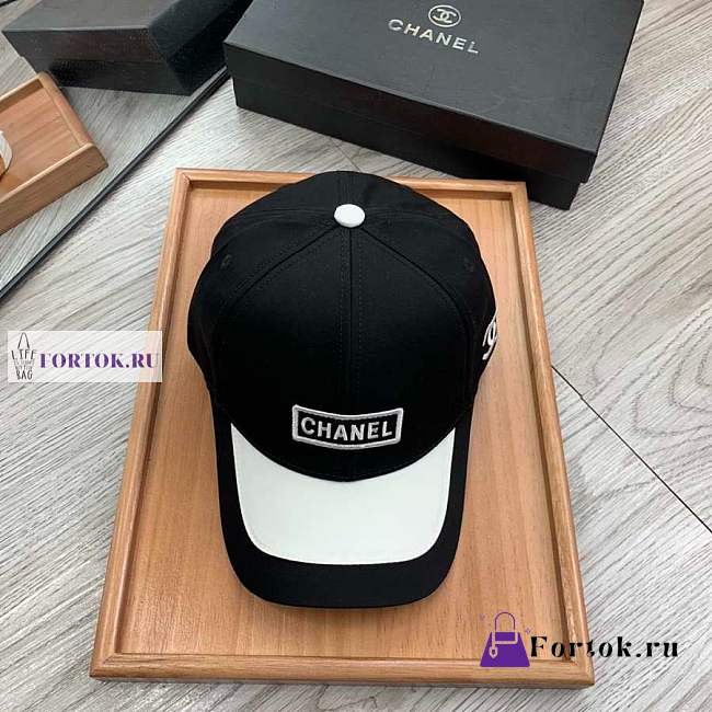 Chanel Cotton Hat Black - 1