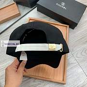 Chanel Cotton Hat Black - 5
