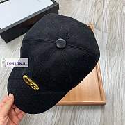 Gucci GG Supreme Black Hat - 5