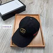 Gucci GG Supreme Black Hat - 2